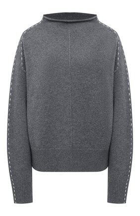 Женский шерстяной свитер HELMUT LANG серого цвета по цене 48500 руб., арт. K06HW719 | Фото 1 Женский шерстяной свитер HELMUT LANG серого цвета, арт. K06HW719 | Фото 1