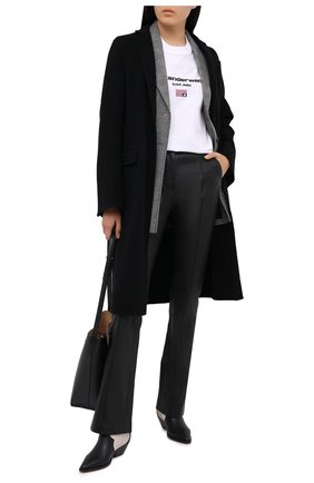 Женская хлопковая футболка DENIM X ALEXANDER WANG белого цвета по цене 20650 руб., арт. UCC1211344 | Фото 2 Женская хлопковая футболка DENIM X ALEXANDER WANG белого цвета, арт. UCC1211344 | Фото 2