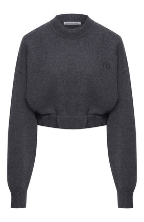 Женский свитшот ALEXANDERWANG.T темно-серого цвета по цене 31900 руб., арт. 4KC2201009 | Фото 1 Женский свитшот ALEXANDERWANG.T темно-серого цвета, арт. 4KC2201009 | Фото 1