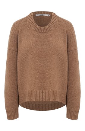 Женский шерстяной свитер ALEXANDER WANG коричневого цвета по цене 68150 руб., арт. 1KC2201008 | Фото 1 Женский шерстяной свитер ALEXANDER WANG коричневого цвета, арт. 1KC2201008 | Фото 1