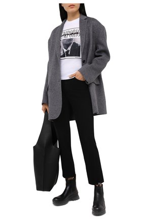 Женская хлопковая футболка EMPORIO ARMANI белого цвета по цене 12850 руб., арт. 3K2T7I/2J30Z | Фото 2 Женская хлопковая футболка EMPORIO ARMANI белого цвета, арт. 3K2T7I/2J30Z | Фото 2