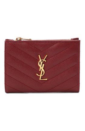Женские кожаное портмоне SAINT LAURENT красного цвета по цене 36250 руб., арт. 575974/B0W01 | Фото 1 Женские кожаное портмоне SAINT LAURENT красного цвета, арт. 575974/B0W01 | Фото 1