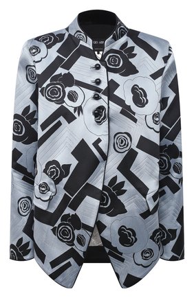Женский жакет GIORGIO ARMANI голубого цвета по цене 287000 руб., арт. 1SHGG0KG/T02BW | Фото 1 Женский жакет GIORGIO ARMANI голубого цвета, арт. 1SHGG0KG/T02BW | Фото 1