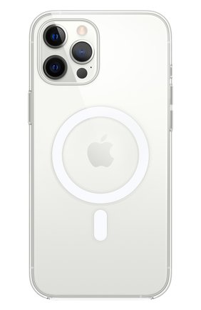 Чехол magsafe для iphone 12 pro max APPLE прозрачного цвета по цене 4990 руб., арт. MHLN3ZE/A | Фото 1 Чехол magsafe для iphone 12 pro max APPLE прозрачного цвета, арт. MHLN3ZE/A | Фото 1