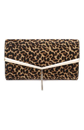 Женский клатч elish JIMMY CHOO коричневого цвета по цене 82700 руб., арт. ELISH/HYT | Фото 1 Женский клатч elish JIMMY CHOO коричневого цвета, арт. ELISH/HYT | Фото 1