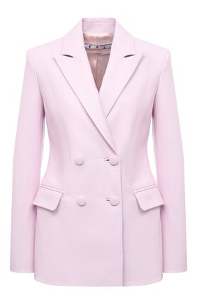 Женский кожаный жакет OFF-WHITE розового цвета по цене 233500 руб., арт. 0WJA036R21LEA002 | Фото 1 Женский кожаный жакет OFF-WHITE розового цвета, арт. 0WJA036R21LEA002 | Фото 1
