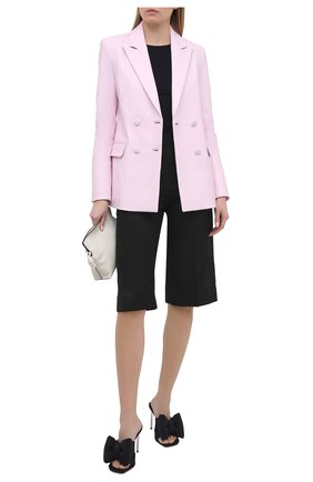 Женский кожаный жакет OFF-WHITE розового цвета по цене 233500 руб., арт. 0WJA036R21LEA002 | Фото 2 Женский кожаный жакет OFF-WHITE розового цвета, арт. 0WJA036R21LEA002 | Фото 2