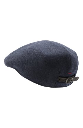 Мужская шерстяное кепи BRUNELLO CUCINELLI синего цвета по цене 28500 руб., арт. M038P9958 | Фото 2 Мужская шерстяное кепи BRUNELLO CUCINELLI синего цвета, арт. M038P9958 | Фото 2