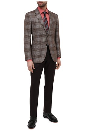 Мужская хлопковая сорочка BRIONI розового цвета по цене 57300 руб., арт. RCA20M/P006B | Фото 2 Мужская хлопковая сорочка BRIONI розового цвета, арт. RCA20M/P006B | Фото 2 (Принт: Однотонные; Воротник: Кент; Материал внешний: Хлопок; Рукава: Длинные; Длина (для топов): Стандартные; Случай: Формальный; Манжеты: На пуговицах; Рубашки М: Regular Fit; Стили: Классический; Региональные ограничения белый список (Axapta Mercury): RU)