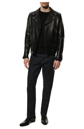 Мужские кожаные челси wyatt SAINT LAURENT черного цвета по цене 59950 руб., арт. 634194/1YL00 | Фото 2 Мужские кожаные челси wyatt SAINT LAURENT черного цвета, арт. 634194/1YL00 | Фото 2 (Мужское Кросс-КТ: Сапоги-обувь, Казаки-обувь, Челси-обувь; Материал внутренний: Натуральная кожа; Подошва: Плоская; Материал внешний: Кожа; Материал утеплителя: Без утеплителя)