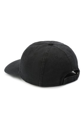 Мужской хлопковая бейсболка OFF-WHITE черного цвета по цене 17250 руб., арт. 0MLB022R21FAB006/W | Фото 2 Мужской хлопковая бейсболка OFF-WHITE черного цвета, арт. 0MLB022R21FAB006/W | Фото 2