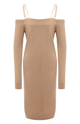 Женское шерстяное платье BURBERRY бежевого цвета по цене 162000 руб., арт. 4566632 | Фото 1 Женское шерстяное платье BURBERRY бежевого цвета, арт. 4566632 | Фото 1 (Рукава: С открытыми плечами, Длинные; Материал внешний: Шерсть; Женское Кросс-КТ: Платье-одежда; Длина Ж (юбки, платья, шорты): До колена; Случай: Повседневный; Стили: Кэжуэл)