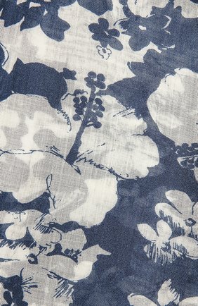 Женский шерстяной шарф SAINT LAURENT синего цвета по цене 41950 руб., арт. 651073/3Y200 | Фото 2 Женский шерстяной шарф SAINT LAURENT синего цвета, арт. 651073/3Y200 | Фото 2 (Материал: Шерсть)