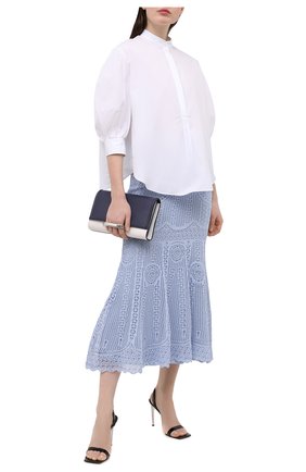 Женская хлопковая рубашка ALEXANDER MCQUEEN белого цвета по цене 64750 руб., арт. 649831/QAAAD | Фото 2 Женская хлопковая рубашка ALEXANDER MCQUEEN белого цвета, арт. 649831/QAAAD | Фото 2