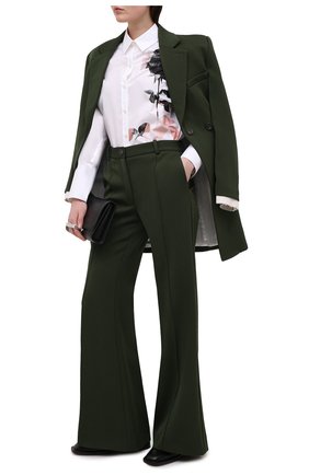 Женская хлопковая рубашка ALEXANDER MCQUEEN белого цвета по цене 69750 руб., арт. 651089/QCAB3 | Фото 2 Женская хлопковая рубашка ALEXANDER MCQUEEN белого цвета, арт. 651089/QCAB3 | Фото 2