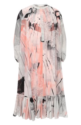 Женское шелковое платье ALEXANDER MCQUEEN разноцветного цвета по цене 268000 руб., арт. 651094/QZACI | Фото 1 Женское шелковое платье ALEXANDER MCQUEEN разноцветного цвета, арт. 651094/QZACI | Фото 1 (Женское Кросс-КТ: Платье-одежда; Стили: Бохо; Длина Ж (юбки, платья, шорты): До колена; Случай: Повседневный; Материал внешний: Шелк; Рукава: 3/4; Материал подклада: Синтетический материал; Региональные ограничения белый список (Axapta Mercury): RU)