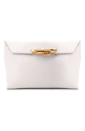 Женский клатч knuckle ALEXANDER MCQUEEN белого цвета по цене 172000 руб., арт. 631865/CSRRT | Фото 1 Женский клатч knuckle ALEXANDER MCQUEEN белого цвета, арт. 631865/CSRRT | Фото 1
