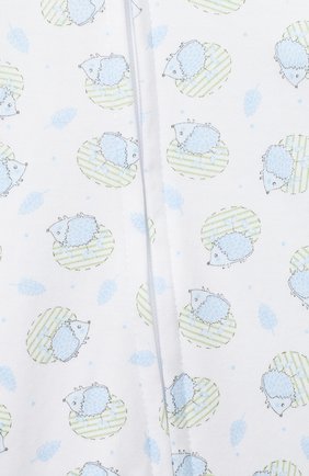 Детский хлопковый комбинезон MAGNOLIA BABY голубого цвета по цене 4460 руб., арт. 861-428P-LB | Фото 3 Детский хлопковый комбинезон MAGNOLIA BABY голубого цвета, арт. 861-428P-LB | Фото 3