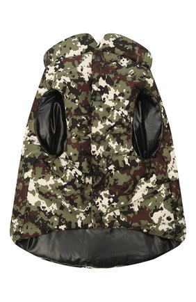 Жилет poldo dog couture MONCLER хаки цвета по цене 49950 руб., арт. F2-090-3G605-00-54AND | Фото 2 Жилет poldo dog couture MONCLER хаки цвета, арт. F2-090-3G605-00-54AND | Фото 2