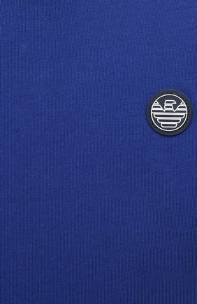 Детский хлопковая футболка EMPORIO ARMANI синего цвета по цене 5575 руб., арт. 3KHTJ2/4J4JZ | Фото 3 Детский хлопковая футболка EMPORIO ARMANI синего цвета, арт. 3KHTJ2/4J4JZ | Фото 3