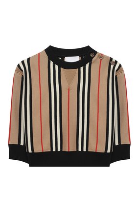 Детский хлопковый свитшот BURBERRY бежевого цвета по цене 15550 руб., арт. 8022057 | Фото 1 Детский хлопковый свитшот BURBERRY бежевого цвета, арт. 8022057 | Фото 1