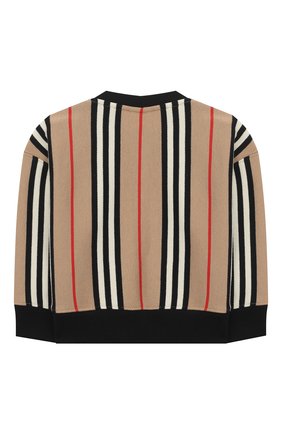 Детский хлопковый свитшот BURBERRY бежевого цвета по цене 15550 руб., арт. 8022057 | Фото 2 Детский хлопковый свитшот BURBERRY бежевого цвета, арт. 8022057 | Фото 2