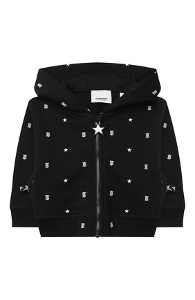 Детский хлопковая толстовка BURBERRY черного цвета по цене 17400 руб., арт. 8036947 | Фото 1 Детский хлопковая толстовка BURBERRY черного цвета, арт. 8036947 | Фото 1