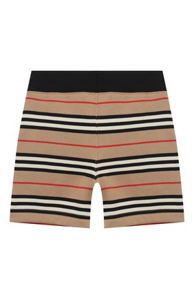 Детские хлопковые шорты BURBERRY бежевого цвета по цене 11600 руб., арт. 8037139 | Фото 2 Детские хлопковые шорты BURBERRY бежевого цвета, арт. 8037139 | Фото 2
