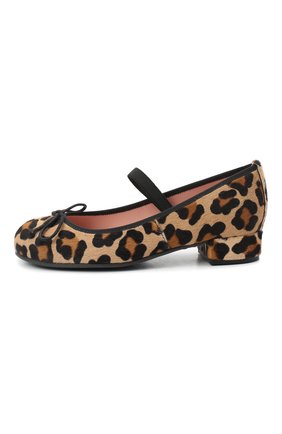 Детские кожаные туфли PRETTY BALLERINAS черно-белого цвета по цене 13400 руб., арт. 48.401-R/MURABI | Фото 2 Детские кожаные туфли PRETTY BALLERINAS черно-белого цвета, арт. 48.401-R/MURABI | Фото 2