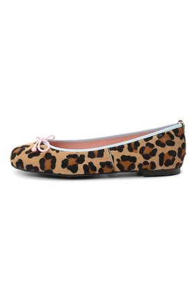 Детские кожаные балетки PRETTY BALLERINAS черно-белого цвета по цене 13400 руб., арт. 48.403-R/MURABI | Фото 2 Детские кожаные балетки PRETTY BALLERINAS черно-белого цвета, арт. 48.403-R/MURABI | Фото 2