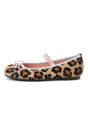 Детские кожаные балетки PRETTY BALLERINAS черно-белого цвета по цене 11650 руб., арт. 48.404-R/MURABI | Фото 2 Детские кожаные балетки PRETTY BALLERINAS черно-белого цвета, арт. 48.404-R/MURABI | Фото 2