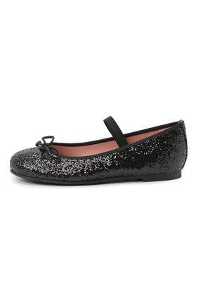 Детские балетки PRETTY BALLERINAS черного цвета по цене 7995 руб., арт. 48.793/KYLIE | Фото 2 Детские балетки PRETTY BALLERINAS черного цвета, арт. 48.793/KYLIE | Фото 2