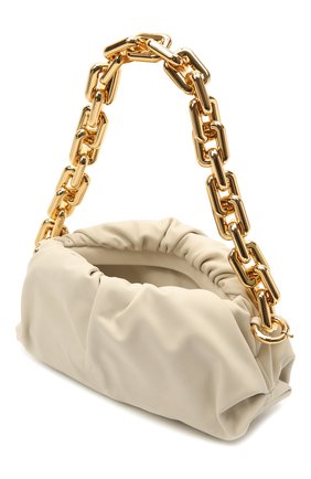 Женская сумка chain pouch BOTTEGA VENETA кремвого цвета по цене 390000 руб., арт. 620230/VCP40 | Фото 5 Женская сумка chain pouch BOTTEGA VENETA кремвого цвета, арт. 620230/VCP40 | Фото 5 (Сумки-технические: Сумки через плечо, Сумки top-handle; Размер: medium; Материал: Натуральная кожа; Региональные ограничения белый список (Axapta Mercury): RU)