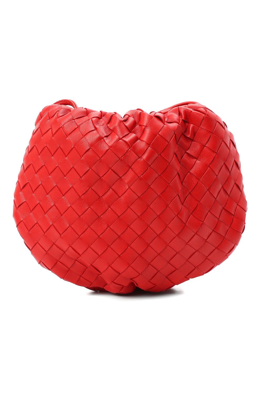 Женская сумка bulb mini BOTTEGA VENETA красного цвета, арт. 651905/V08Z1 | Фото 1 (Сумки-технические: Сумки через плечо; Материал: Натуральная кожа; Региональные ограничения белый список (Axapta Mercury): RU; Размер: mini)