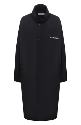 Женский плащ BALENCIAGA черного цвета по цене 179500 руб., арт. 622996/TJ098 | Фото 1 Женский плащ BALENCIAGA черного цвета, арт. 622996/TJ098 | Фото 1 (Длина (верхняя одежда): До колена; Материал внешний: Синтетический материал; Рукава: Длинные; Кросс-КТ: дождевики; Стили: Спорт-шик; Материал подклада: Синтетический материал)