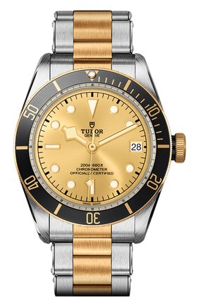 Мужские часы black bay s&g TUDOR бежевого цвета по цене 396000 руб., арт. 79733N/72063/CHAMPAGNE | Фото 1 Мужские часы black bay s&g TUDOR бежевого цвета, арт. 79733N/72063/CHAMPAGNE | Фото 1