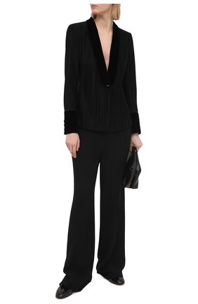 Женский жакет GIORGIO ARMANI черного цвета по цене 266000 руб., арт. 6HAG65/AJKFZ | Фото 2 Женский жакет GIORGIO ARMANI черного цвета, арт. 6HAG65/AJKFZ | Фото 2