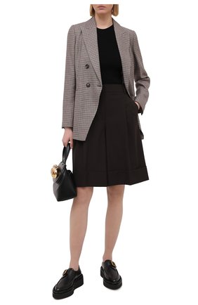 Женский жакет из льна и шерсти BRUNELLO CUCINELLI коричневого цвета по цене 254500 руб., арт. MD4638595 | Фото 2 Женский жакет из льна и шерсти BRUNELLO CUCINELLI коричневого цвета, арт. MD4638595 | Фото 2