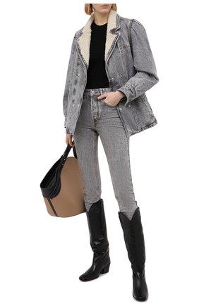Женские джинсы ISABEL MARANT ETOILE серого цвета по цене 24350 руб., арт. PA1857-21P019E/BILIANASR | Фото 2 Женские джинсы ISABEL MARANT ETOILE серого цвета, арт. PA1857-21P019E/BILIANASR | Фото 2
