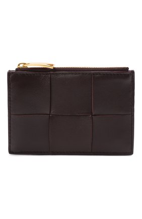 Женский кожаный футляр для кредитных карт BOTTEGA VENETA фиолетового цвета по цене 29950 руб., арт. 651393/VCQC4 | Фото 1 Женский кожаный футляр для кредитных карт BOTTEGA VENETA фиолетового цвета, арт. 651393/VCQC4 | Фото 1 (Материал: Кожа)