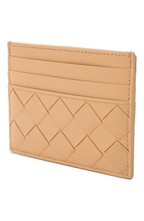 Женский кожаный футляр для кредитных карт BOTTEGA VENETA бежевого цвета по цене 21200 руб., арт. 635042/VCPP3 | Фото 2 Женский кожаный футляр для кредитных карт BOTTEGA VENETA бежевого цвета, арт. 635042/VCPP3 | Фото 2