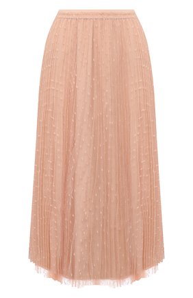Женская юбка REDVALENTINO светло-бежевого цвета по цене 67550 руб., арт. VR3RAC20/428 | Фото 1 Женская юбка REDVALENTINO светло-бежевого цвета, арт. VR3RAC20/428 | Фото 1 (Материал внешний: Синтетический материал; Длина Ж (юбки, платья, шорты): Миди; Материал подклада: Синтетический материал; Женское Кросс-КТ: Юбка-одежда; Стили: Романтичный; Региональные ограничения белый список (Axapta Mercury): RU)
