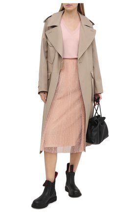 Женская юбка REDVALENTINO светло-бежевого цвета по цене 67550 руб., арт. VR3RAC20/428 | Фото 2 Женская юбка REDVALENTINO светло-бежевого цвета, арт. VR3RAC20/428 | Фото 2 (Материал внешний: Синтетический материал; Длина Ж (юбки, платья, шорты): Миди; Материал подклада: Синтетический материал; Женское Кросс-КТ: Юбка-одежда; Стили: Романтичный; Региональные ограничения белый список (Axapta Mercury): RU)