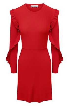 Женское платье REDVALENTINO красного цвета по цене 49700 руб., арт. VR3KD02B/5P4 | Фото 1 Женское платье REDVALENTINO красного цвета, арт. VR3KD02B/5P4 | Фото 1