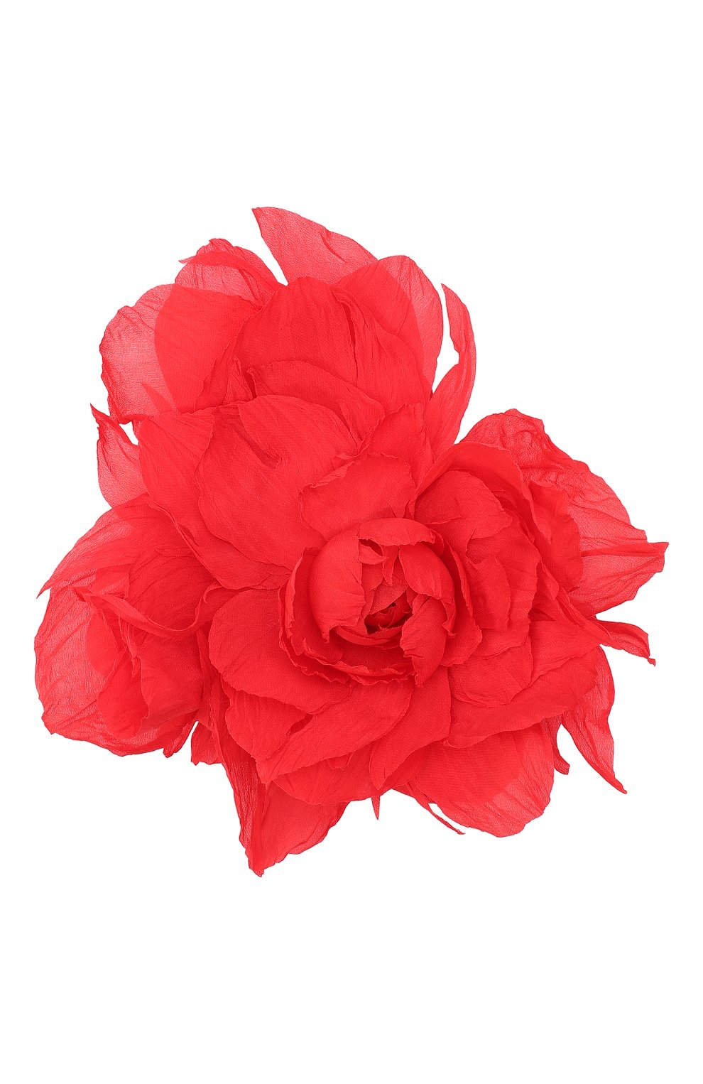 Женская брошь pion FLOWER ME красного цвета, арт. PION-NS013010L | Фото 1 (Материал: Текстиль)
