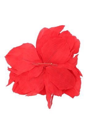 Женская брошь pion FLOWER ME красного цвета, арт. PION-NS013010L | Фото 2 (Материал: Текстиль)
