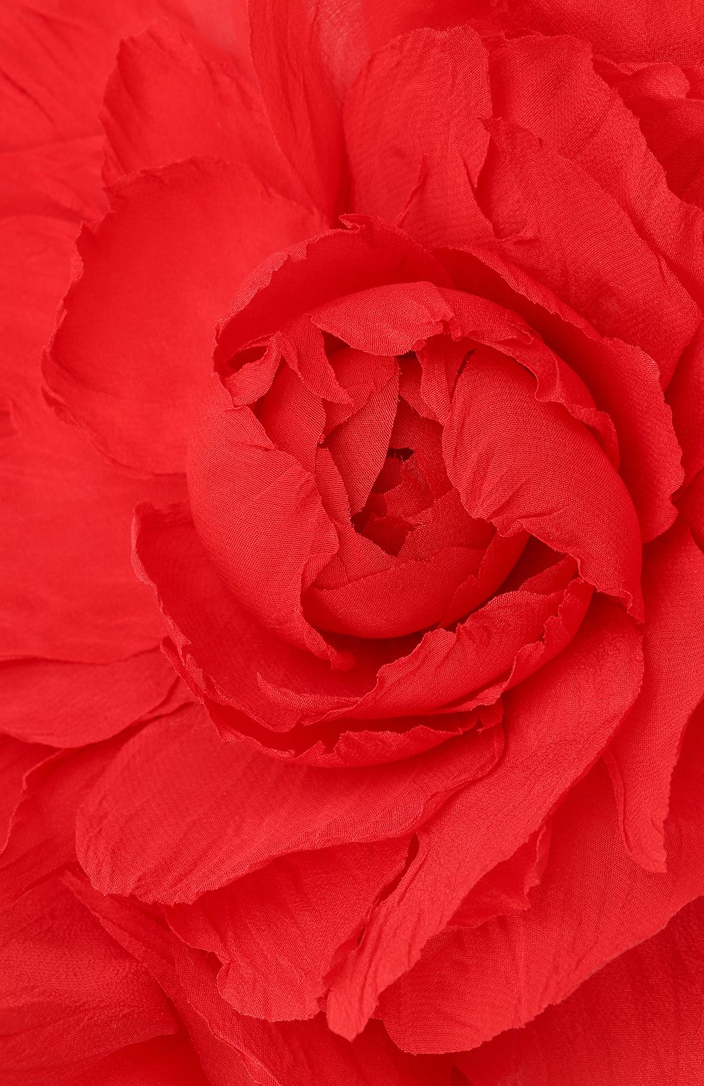 Женская брошь pion FLOWER ME красного цвета, арт. PION-NS013010L | Фото 3 (Материал: Текстиль)