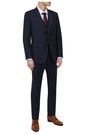 Мужские кожаные дерби KITON светло-коричневого цвета по цене 213500 руб., арт. USSDECH/N101 | Фото 2 Мужские кожаные дерби KITON светло-коричневого цвета, арт. USSDECH/N101 | Фото 2