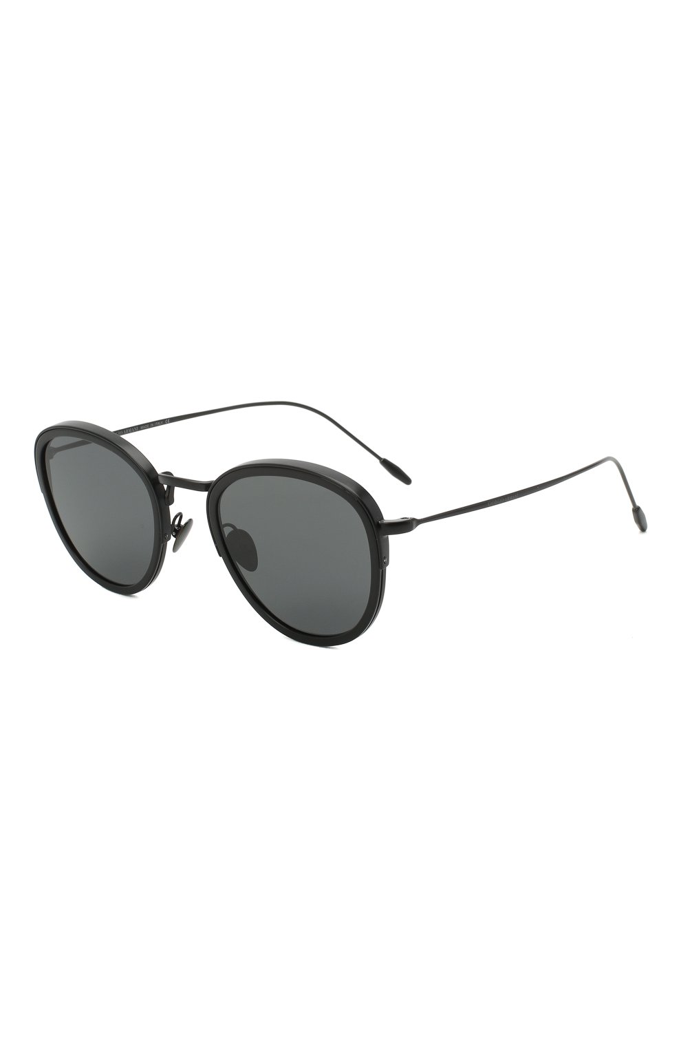 Мужские солнцезащитные очки GIORGIO ARMANI черного цвета, арт. AR6068 | Фото 1