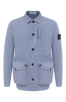 Мужская хлопковая куртка STONE ISLAND синего цвета по цене 47500 руб., арт. 7415439WN | Фото 1 Мужская хлопковая куртка STONE ISLAND синего цвета, арт. 7415439WN | Фото 1 (Материал внешний: Хлопок; Кросс-КТ: Куртка, Ветровка; Рукава: Длинные; Стили: Кэжуэл; Длина (верхняя одежда): Короткие)